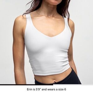 Lululemon align tank top, size 6, white